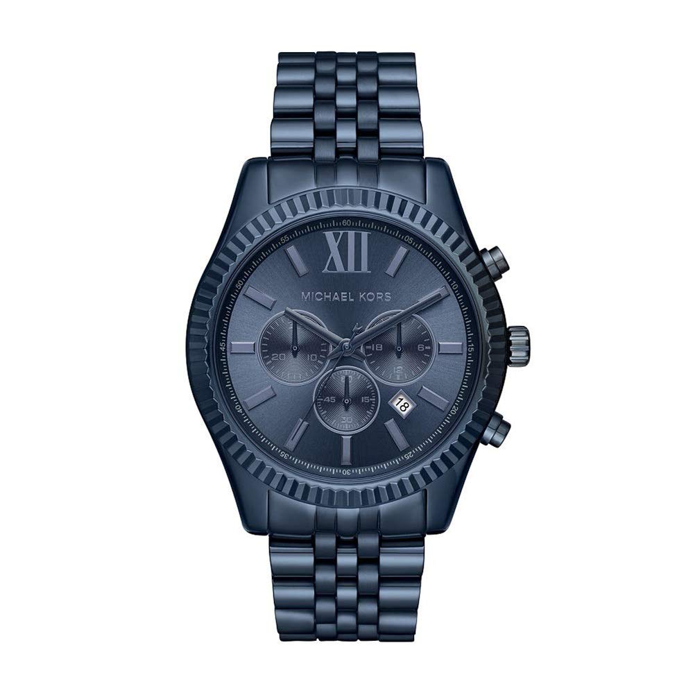 Buy Michael Kors Lexington Blue Dial Blue Steel Strap Watch for Women - MK8480 in Pakistan