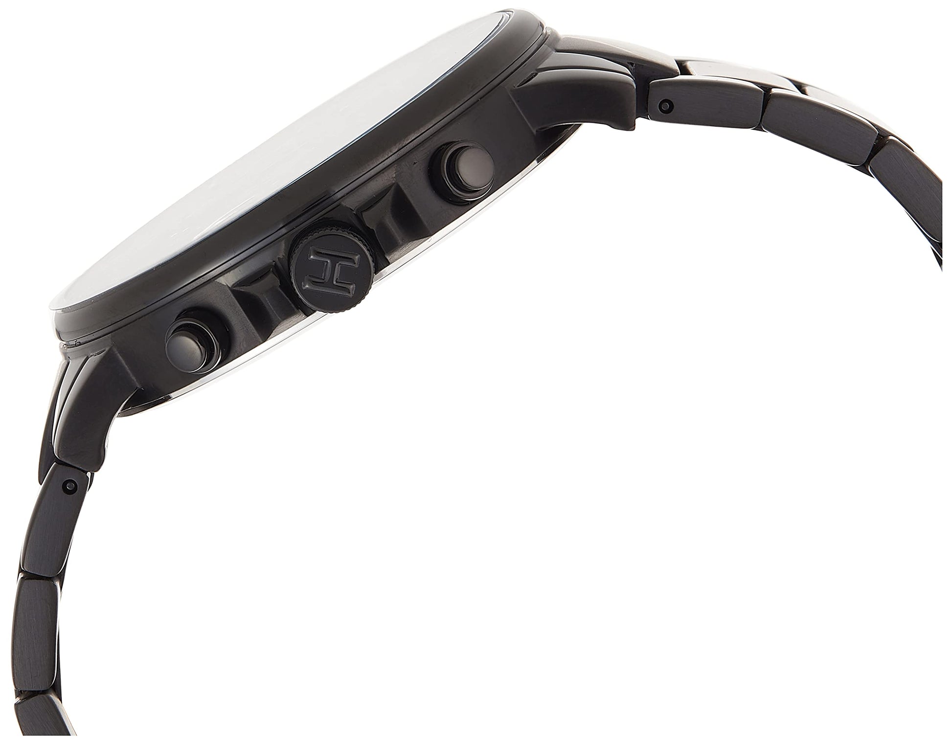 Buy Tommy Hilfiger Mens Quartz Stainless Steel Black Dial 46mm Watch - 1710383 in Pakistan