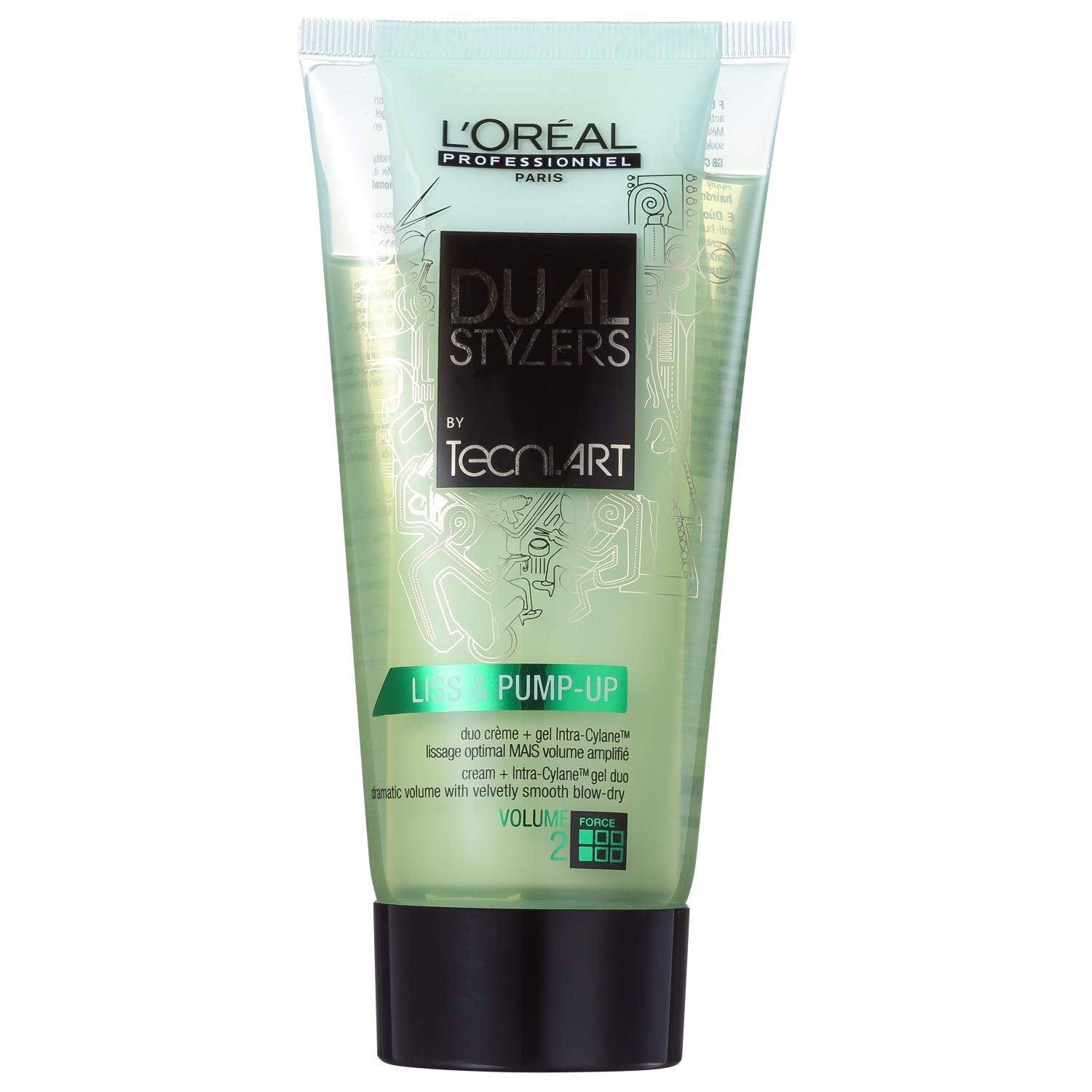 Buy L'Oreal Paris Professionnel Tecni Art Dual Stylers Liss & Pump Up Cream Gel - 150ml in Pakistan