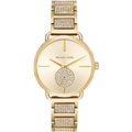 Buy Michael Kors Portia Pave Gold Dial Gold Stainless Steel Strap Ladies Watch - Mk3852 in Pakistan