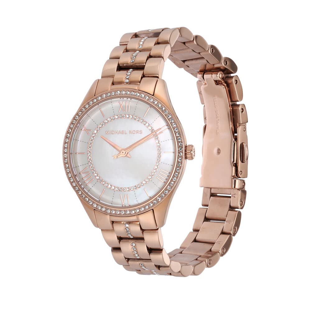 Buy Michael Kors Women's Lauryn Three-hand Rose Gold-tone Stainless Steel Watch - Mk3716 in Pakistan