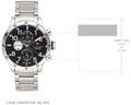 Buy Tommy Hilfiger Mens Quartz Stainless Steel Black Dial 46mm Watch - 1791141 in Pakistan