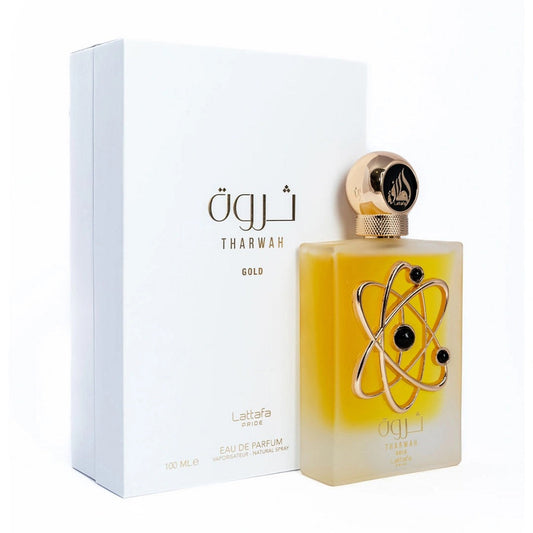 Buy Lattafa Unisex Pride Tharwah Gold EDP 100ML in Pakistan