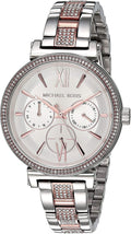Buy Michael Kors Women's Sofie White Dial Two Tone Stainless Steel Strap Watch  - Mk4353 in Pakistan