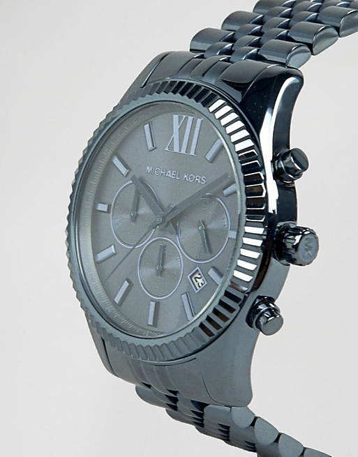 Buy Michael Kors Lexington Blue Dial Blue Steel Strap Watch for Women - MK8480 in Pakistan