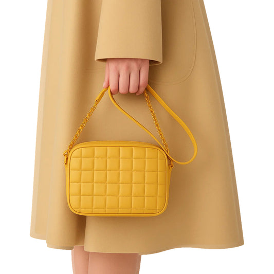 Buy Aura AHD Crossbody Bag - Amber Gold in Pakistan