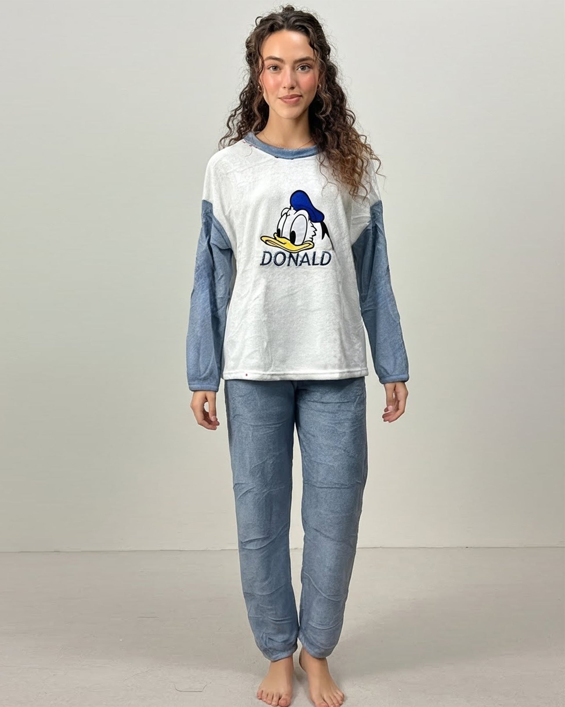 Buy Sajiero Fleece Pajama Suit - Donald Duck in Pakistan