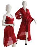 Buy Sajiero Gown Set - Rinny Silk - Maroon in Pakistan