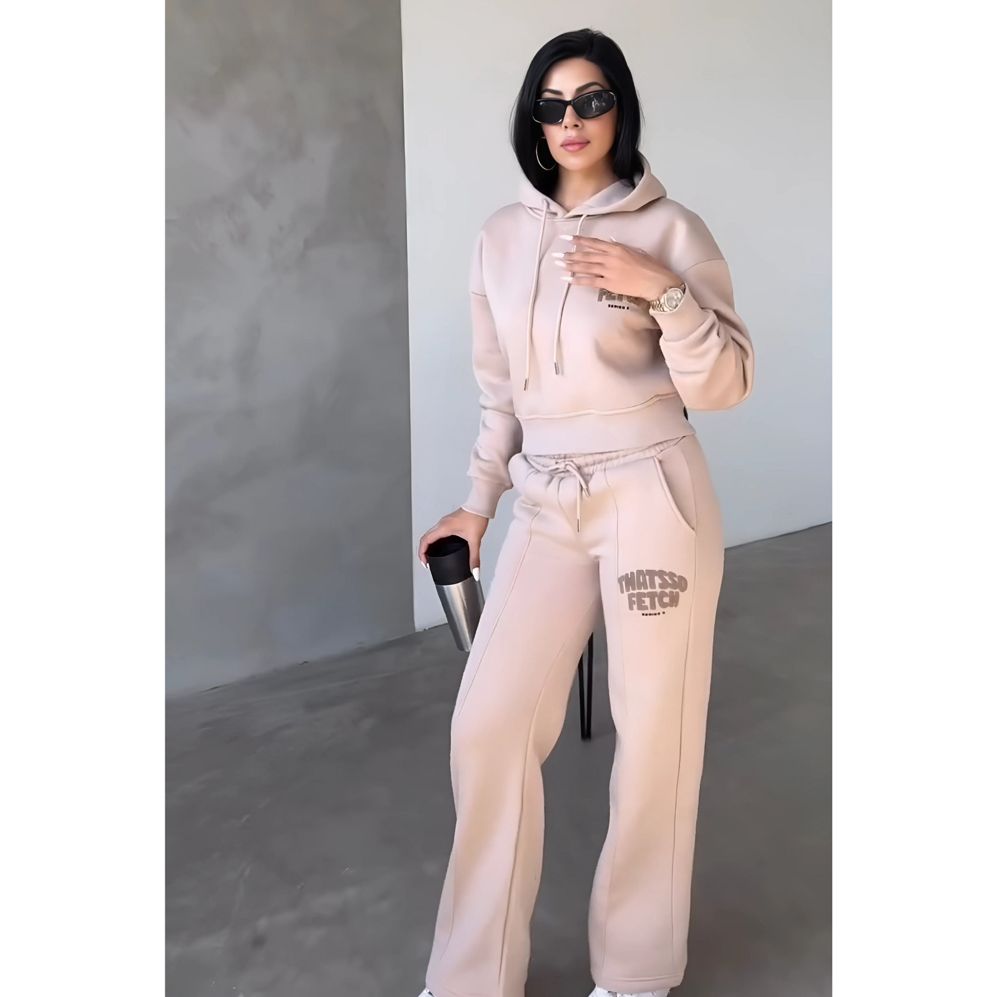 Buy Sajiero Fleece Hoodie Tracksuit Suit in Pakistan