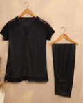 Buy Sajiero Silk Pajama Suit - Dream Nest in Pakistan