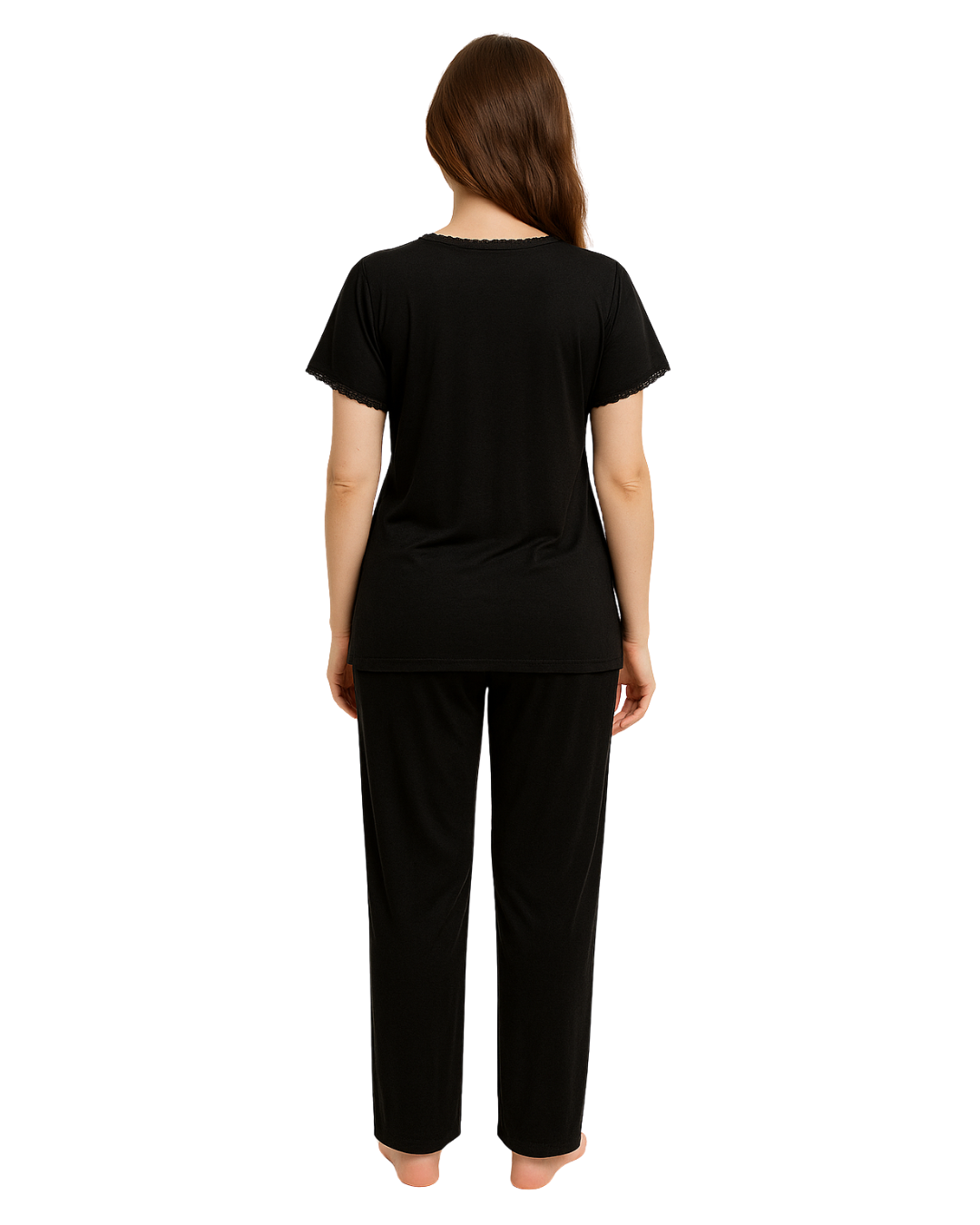 Buy Sajiero Silk Maternity Pajama Suit - Sleep Spell in Pakistan