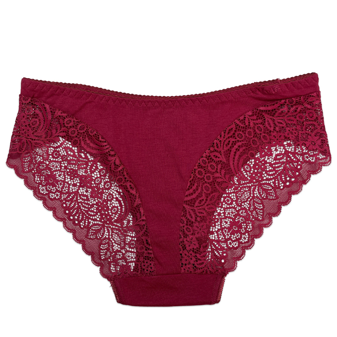 Buy Pack of 3 Briefs Panties - Lace Charm in Pakistan