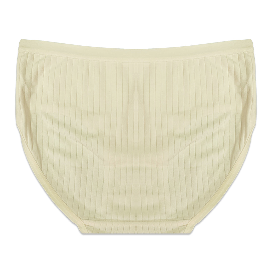 Buy Pack of 3 Briefs Panties - Ribbed Cotton in Pakistan