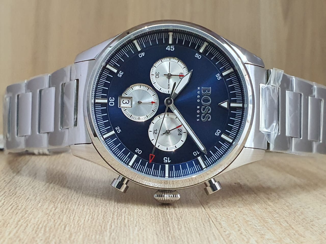 Buy Hugo Boss Mens Chronograph Quartz Stainless Steel 44mm Watch - 1513713 in Pakistan