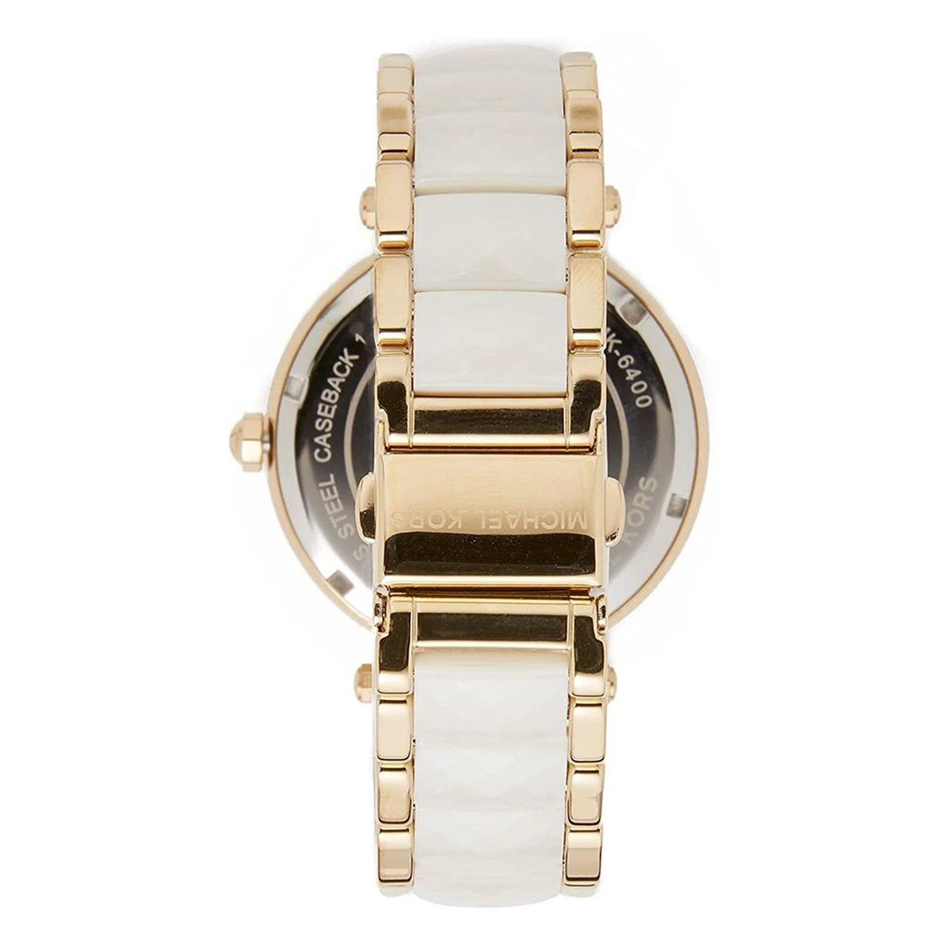 Buy Michael Kors Parker White Dial Two Tone Steel Strap Watch for Women - MK6400 in Pakistan