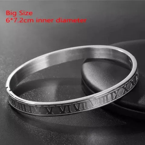 Buy Roman Numerals Bracelet Silver in Pakistan