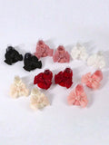 Buy SHEIN 6pairs Infant Baby Bowknot Princess Socks, Anti-Slip Crew Socks in Pakistan