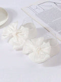 Buy SHEIN 6pairs Infant Baby Bowknot Princess Socks, Anti-Slip Crew Socks in Pakistan