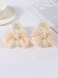Buy SHEIN 6pairs Infant Baby Bowknot Princess Socks, Anti-Slip Crew Socks in Pakistan
