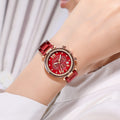 Buy Michael Kors Mini Parker Red Dial Red Leather Strap Ladies Watch - Mk6451 in Pakistan