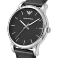 Buy Emporio Armani Luigi Black Dial Black Leather Strap Watch for Men - AR1692 in Pakistan