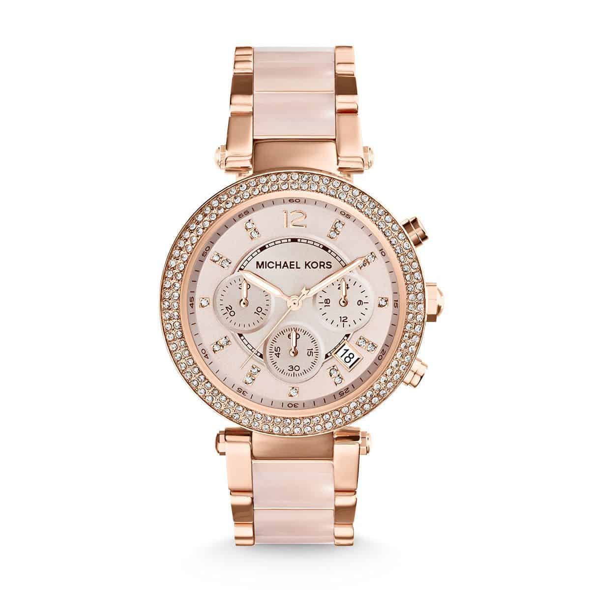 Buy Michael Kors Womens Quartz Stainless Steel Rose Gold Dial 33mm Watch - Mk6110 in Pakistan