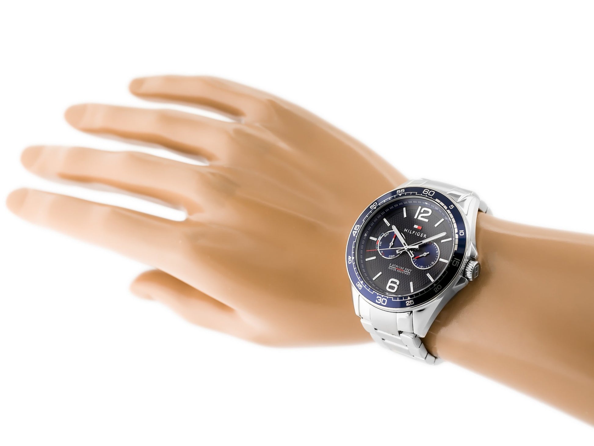 Buy Tommy Hilfiger Mens Quartz Stainless Steel Blue Dial 46mm Watch - 1791366 in Pakistan