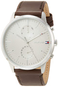 Buy Tommy Hilfiger Evan White Dial Brown Leather Strap Watch for Men - 1710404 in Pakistan