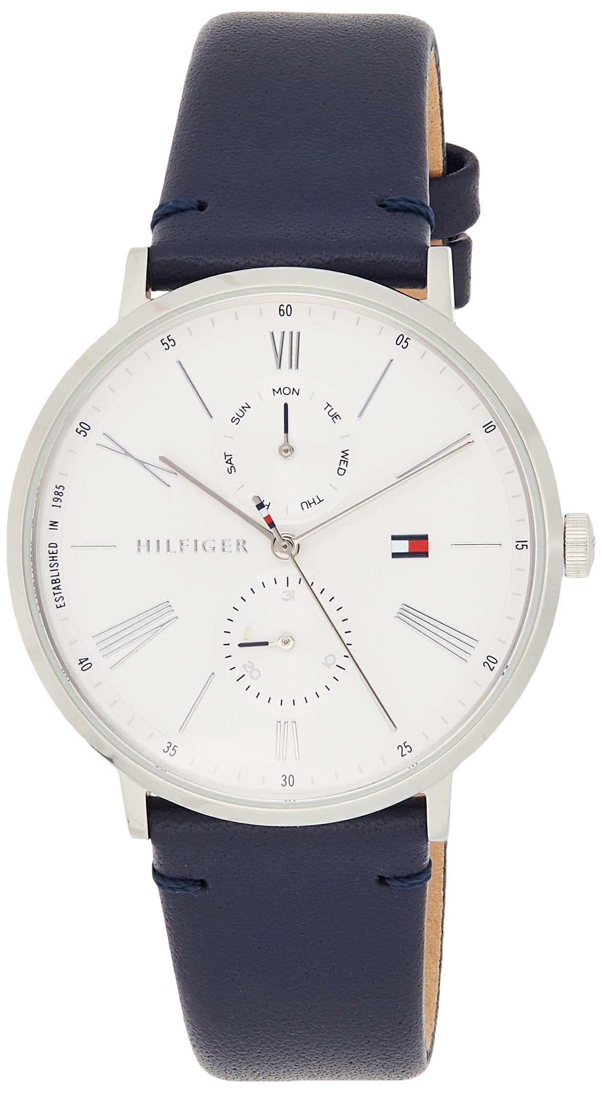 Buy Tommy Hilfiger Jenna White Dial Blue Leather Strap Watch for Women - 1782072 in Pakistan