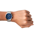 Buy Fossil Men's Chronograph Quartz Stainless Steel Blue Dial 44mm Watch FS5792 in Pakistan