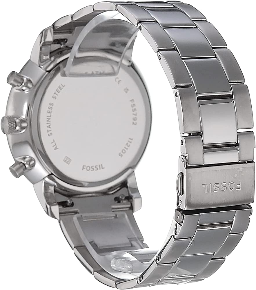 Buy Fossil Men's Chronograph Quartz Stainless Steel Blue Dial 44mm Watch FS5792 in Pakistan