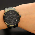 Buy Tommy Hilfiger Mens Quartz Stainless Steel Black Dial 44mm Watch - 1791634 in Pakistan