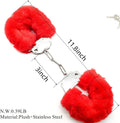 Buy Furry Handcuffs with Keys - Red in Pakistan
