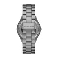 Buy Michael Kors Slim Runway Charcoal Dial Charcoal Stainless Steel Strap Men's Watch - Mk4506 in Pakistan