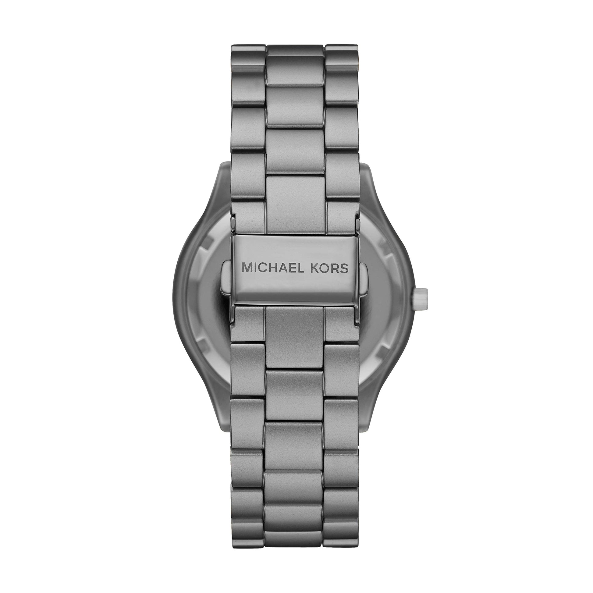 Buy Michael Kors Slim Runway Charcoal Dial Charcoal Stainless Steel Strap Men's Watch - Mk4506 in Pakistan