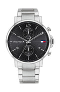 Buy Tommy Hilfiger Mens Quartz Stainless Steel Black Dial 44mm Watch - 1710407 in Pakistan