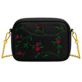Buy Floral Chic Crossbody Bag - Black in Pakistan