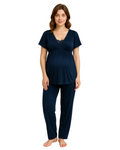 Buy Sajiero Silk Maternity Pajama Suit - Sleep Spell in Pakistan
