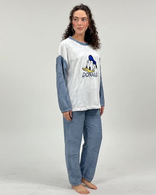 Buy Sajiero Fleece Pajama Suit - Donald Duck in Pakistan