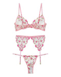 Buy Sajiero Garter Set - Blossom Muse - Pink in Pakistan