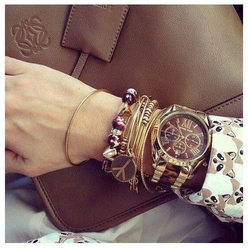 Buy Michael Kors Bradshaw Chronograph Tortoise Shell Brown Dial Ladies Watch - Mk5696 in Pakistan