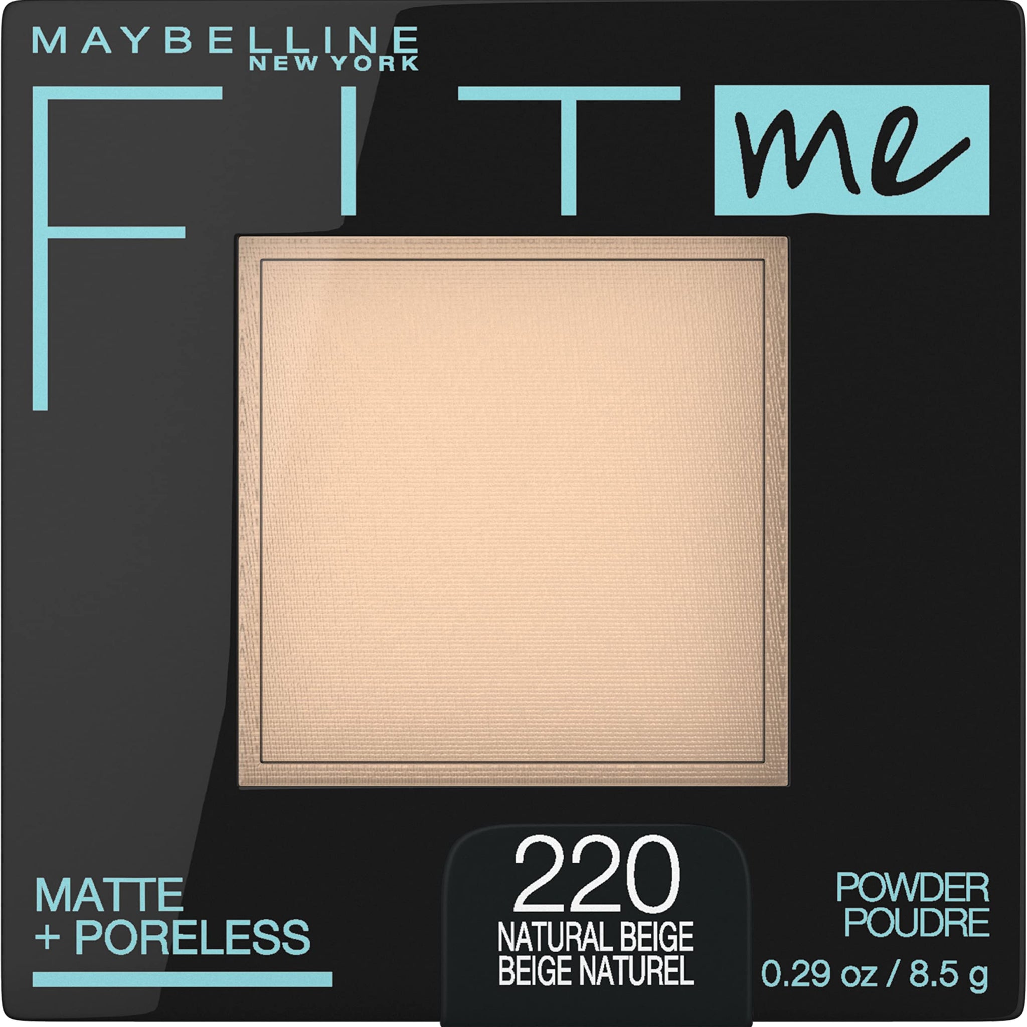 Buy Maybelline Fit Me! Matte + Poreless Powder Foundation - 220 Natural Beige in Pakistan