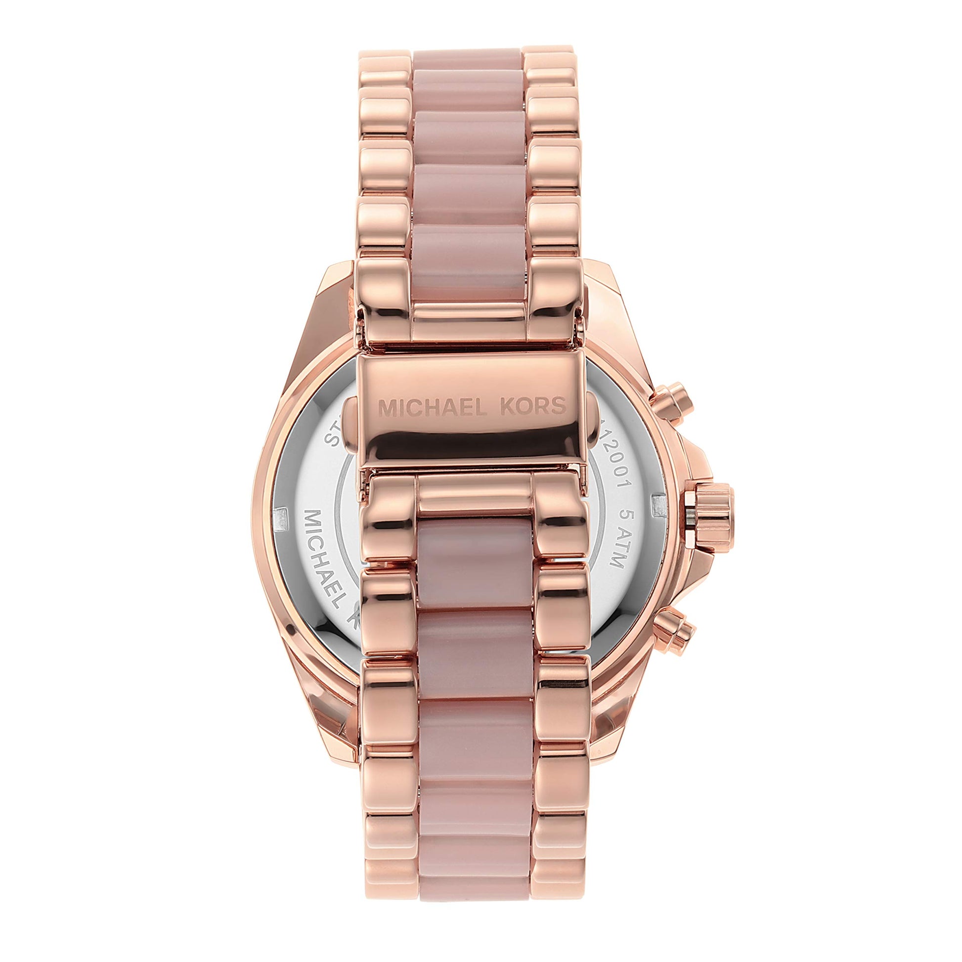 Buy Michael Kors Bradshaw Chronograph Quartz Two Tone Strap Ladies Watch - Mk6830 in Pakistan