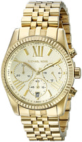Buy Michael Kors Womens Chronograph Quartz Stainless Steel Gold Dial 38mm Watch - Mk5556 in Pakistan