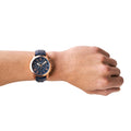 Buy Fossil Men's Quartz Chronograph Blue Leather Strap Blue Dial 44mm Watch FS4835 in Pakistan