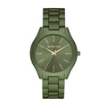 Buy Michael Kors Slim Runway Green Dial Green Stainless Steel Strap Women's Watch - Mk4526 in Pakistan