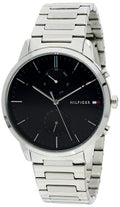 Buy Tommy Hilfiger Mens Quartz Stainless Steel Black Dial 44mm Watch - 1710407 in Pakistan