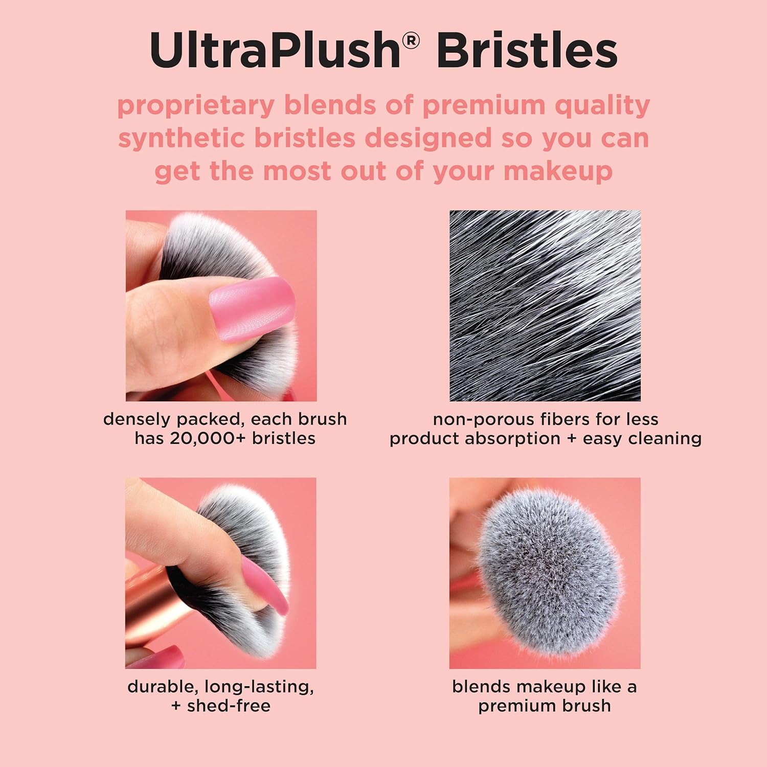 Buy Real Techniques Wrapped In Glow Brush + Sponge 9 Piece Holiday Gift Set in Pakistan