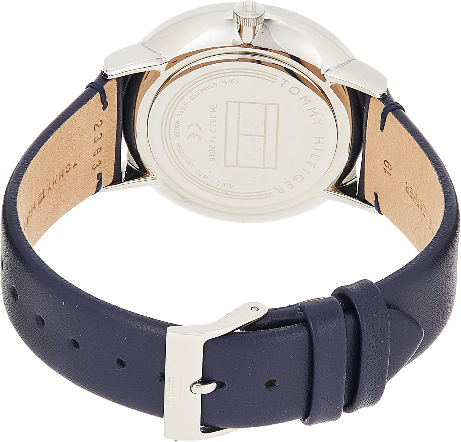Buy Tommy Hilfiger Jenna White Dial Blue Leather Strap Watch for Women - 1782072 in Pakistan