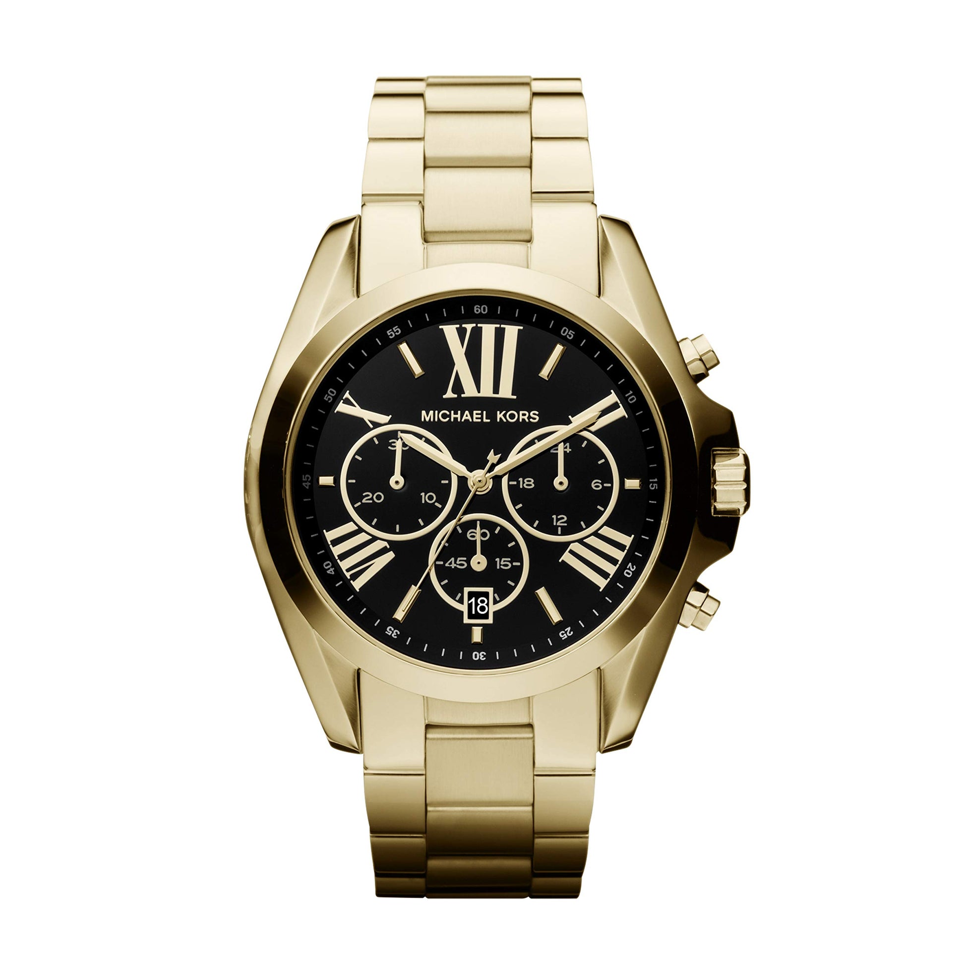 Buy Michael Kors Womens Chronograph Quartz Stainless Steel Black Dial 36mm Watch - Mk6959 in Pakistan
